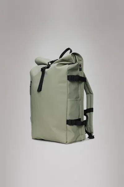 Rains Rolltop Rucksack Large In Green