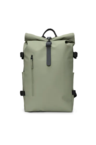 Rains Rolltop Rucksack Large In Green
