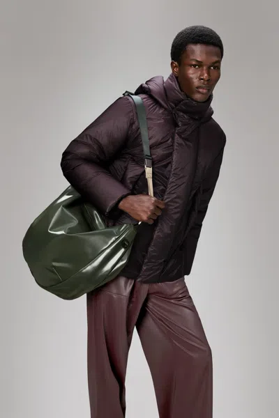 Rains Valera Shoulder Bag Large In Green