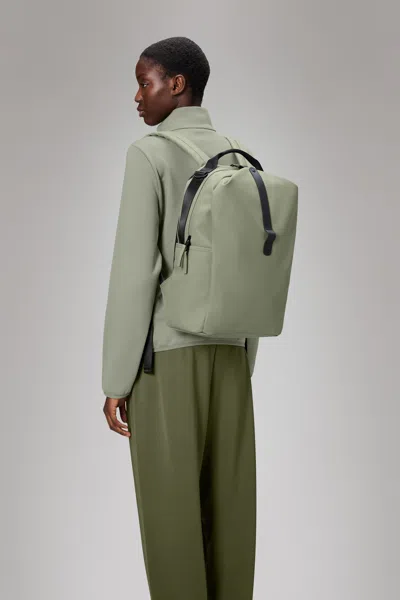 Rains Clip Front Backpack In Green