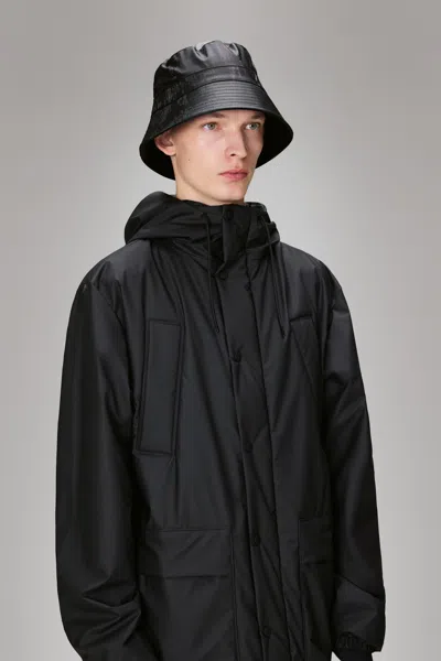 Rains Bucket Hat In Black