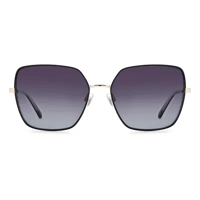 Fossil Polarized Grey Shaded Butterfly Ladies Sunglasses Fos 3132/g/s 0807/wj 57 In Black