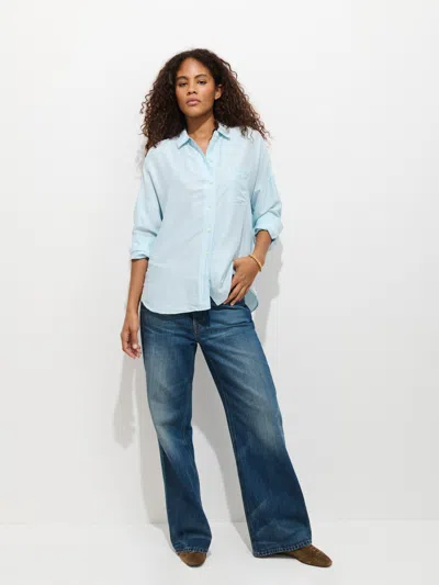 Alex Mill Jo Pocket Shirt In Silk In Animal Print