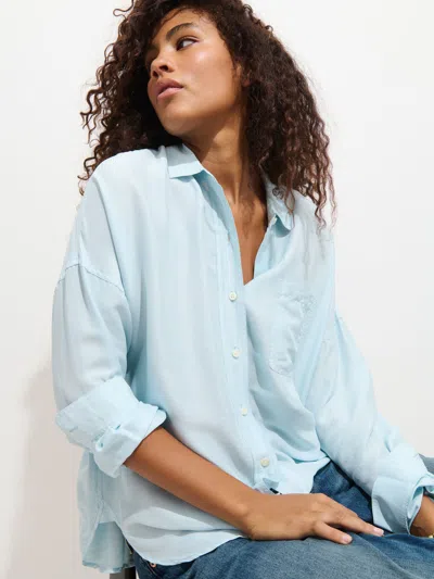 Alex Mill Jo Pocket Shirt In Silk In Animal Print