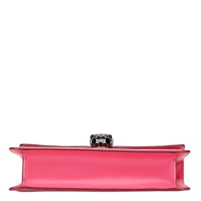 Pre-owned Bvlgari Pink Leather Handbag Shoulder Bag ()