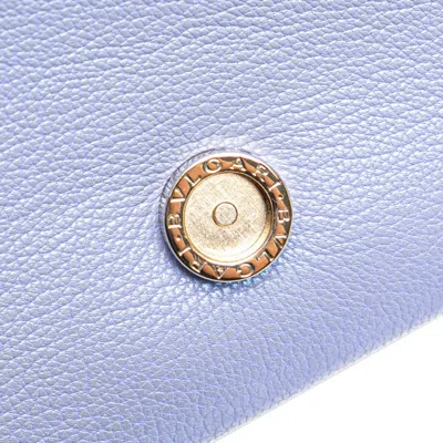 Pre-owned Bvlgari Purple Leather Shoulder Bag ()