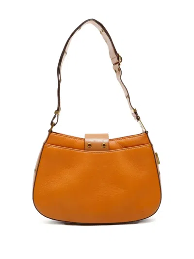 Pre-owned Dior 2002 Streetchic Leather Shoulder Bag In Brown