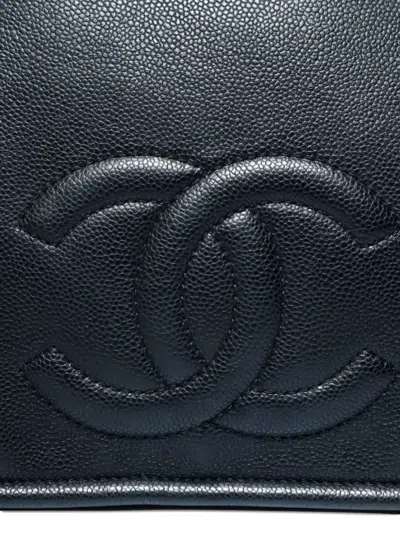 Pre-owned Chanel 2010-2011 Cc Mark Flap Chain Shoulderbag In Black