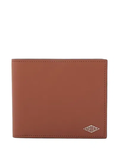 Pre-owned Cartier 2010-2020s Logo-plaque Wallet In Brown