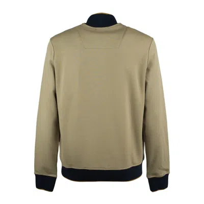 Aeronautica Militare Color-block Interlock And Pique Sweatshirt In Animal Print