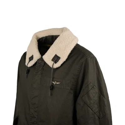 Aeronautica Militare Shearling-collar Drawstring Parka In Multi