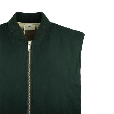 Autry Green Vests In Cloth In Green