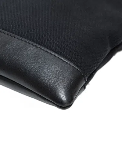 Pre-owned Balenciaga 2006-2018 Canvas Clip-on Clutch Bag In Black