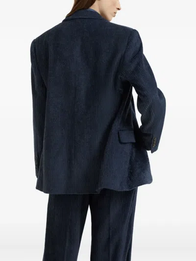 Brunello Cucinelli Corduroy Blazer In Multi