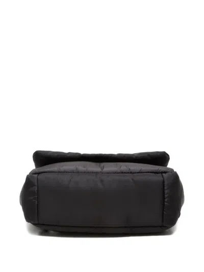 Pre-owned Balenciaga 2020-2025 Chain Logo Shoulder Bag In Black