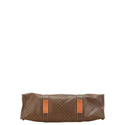 Pre-owned Celine Macadam Brown Leather Tote Bag ()