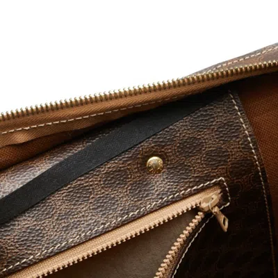 Pre-owned Celine Macadam Brown Leather Tote Bag ()
