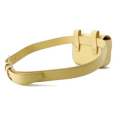 Pre-owned Celine Yellow Leather Fanny Pack Sling Bag ()