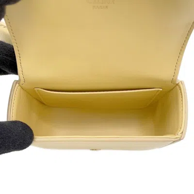 Pre-owned Celine Yellow Leather Fanny Pack Sling Bag ()