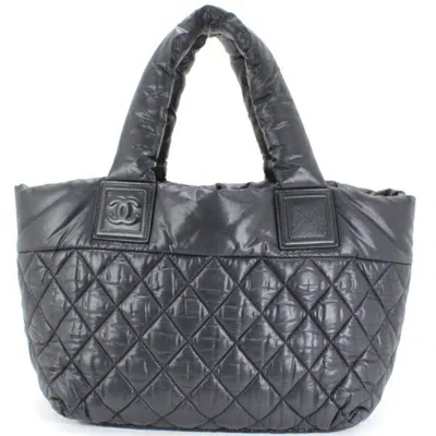 Pre-owned Chanel Black Bordeaux Nylon Handbag Tote Bag () In Multi
