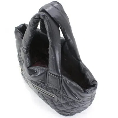 Pre-owned Chanel Black Bordeaux Nylon Handbag Tote Bag () In Multi