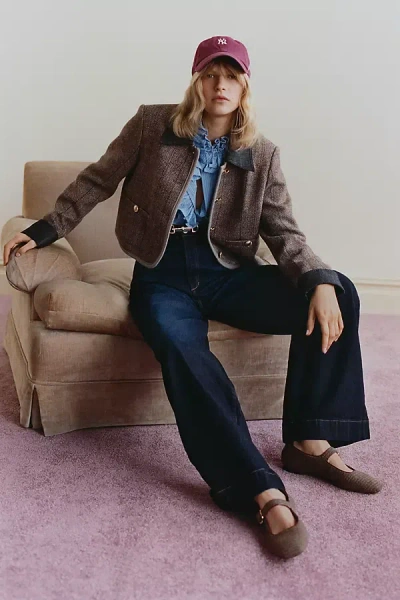 Joe's Jeans The Mia High-rise Wide-leg Jeans In Multi