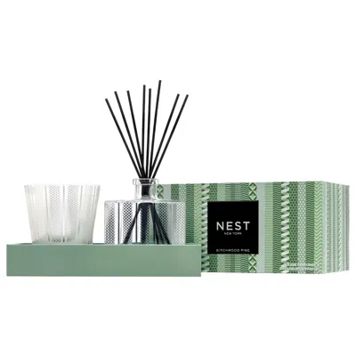 Nest Birchwood Pine Classic Candle & Diffuser Set (limited Edition) In Multi
