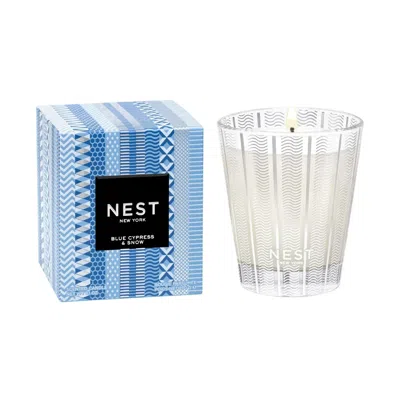 Nest Blue Cypress & Snow Candle (limited Edition)