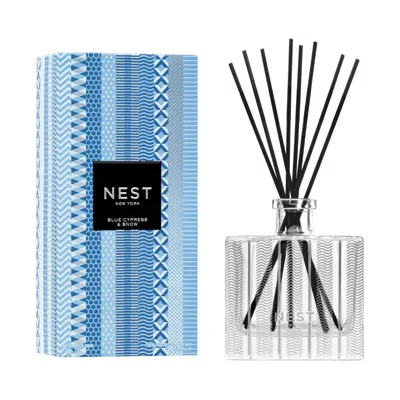 Nest Blue Cypress & Snow Reed Diffuser (limited Edition) In Blue