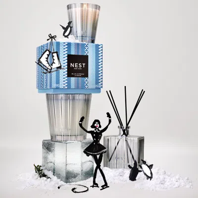Nest Blue Cypress & Snow Reed Diffuser (limited Edition) In Blue