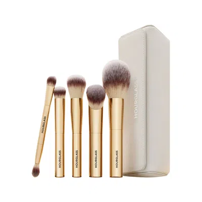 Hourglass Face And Eye Travel Brush Set In Multi
