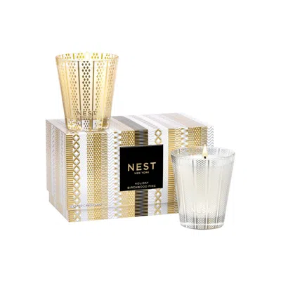 Nest Holiday And Birchwood Pine Classic Candle Set (limited Edition)