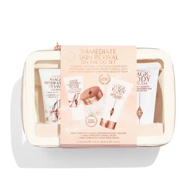 Charlotte Tilbury Immediate Skin Revival On The Go Gift Set In White