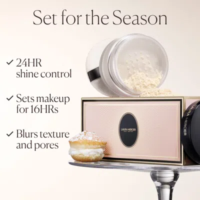 Laura Mercier Indulgent Icons Ultra-blur Translucent Loose Setting Powder And Puff Set 29g In Neutral