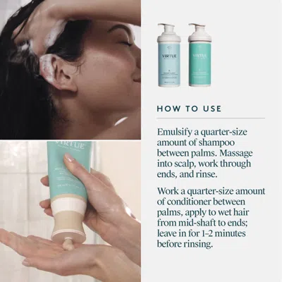 Virtue Jumbo Size Recovery Shampoo & Conditioner Duo (limited Edition)