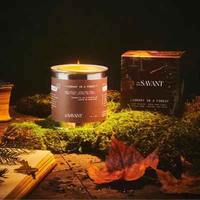 The New Savant Library In A Forest Candle In Multi