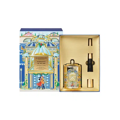 Glasshouse Fragrances Midnight In Milan Candle & Lighter Gift Set (limited Edition)