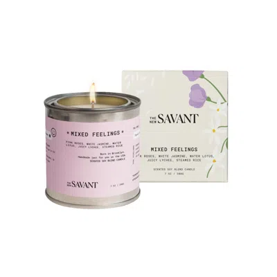 The New Savant Mixed Feelings Candle In Pink
