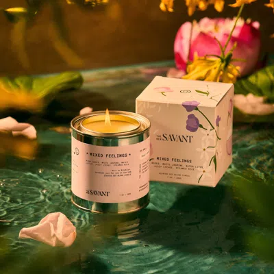 The New Savant Mixed Feelings Candle In Pink