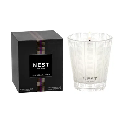 Nest Moroccan Amber Candle In Gray