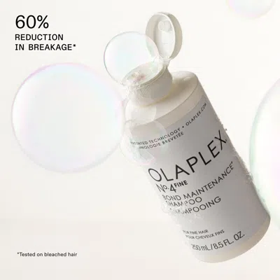Olaplex No.4fine Bond Maintenance Volumizing And Strengthening Shampoo In White