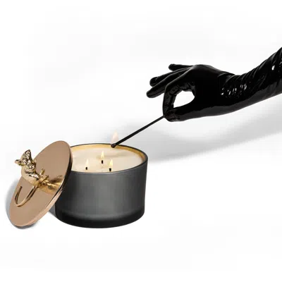 Heretic Not A Creature Was Stirring Candle (limited Edition) In Black