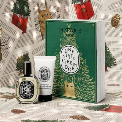 Diptyque Orpheon Surprise Box Fragrance Gift Set In Green