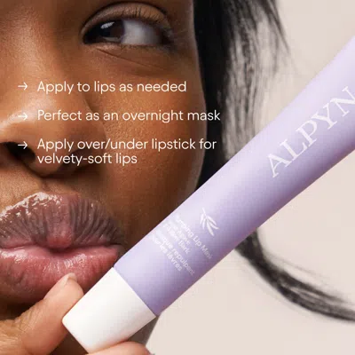 Alpyn Beauty Plumping And Softening Sweet Agave Lip Balm Treatment In Transparent