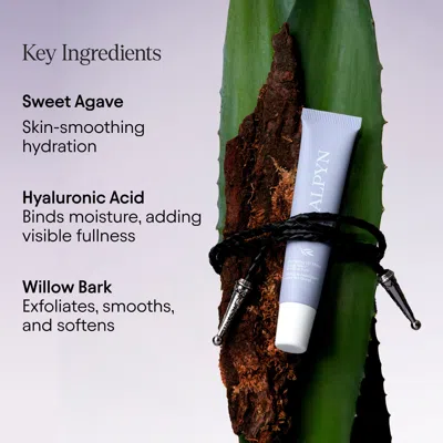 Alpyn Beauty Plumping And Softening Sweet Agave Lip Balm Treatment In Transparent