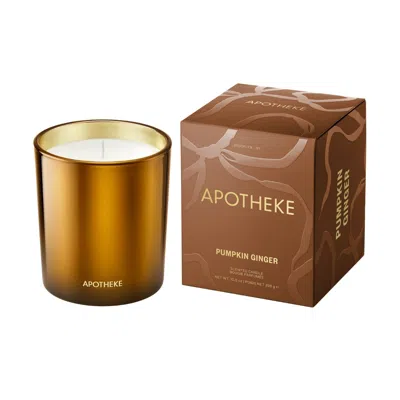 Apotheke Pumpkin Ginger Scented Candle (limited Edition) In Gold