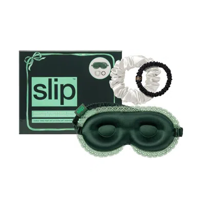 Slip Pure Silk Beauty Sleepover Set With Lace Trim (limited Edition)
