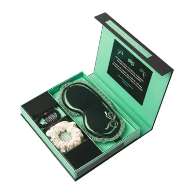 Slip Pure Silk Beauty Sleepover Set With Lace Trim (limited Edition)