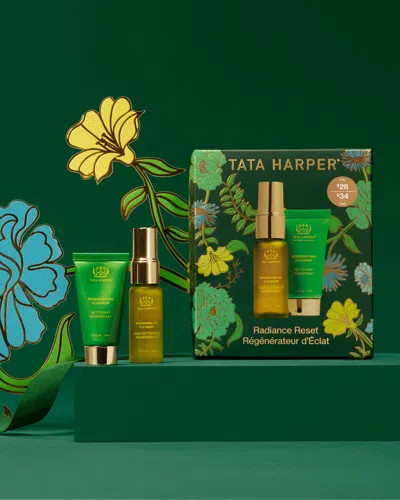 Tata Harper Radiance Reset Kit (limited Edition) In Green