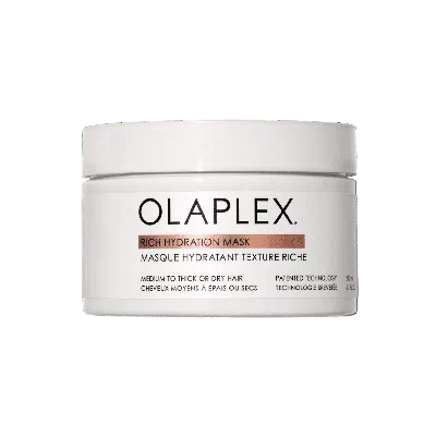 Olaplex Rich Hydration Mask For Dry Or Medium To Thick Hair 6.7 Oz. In White